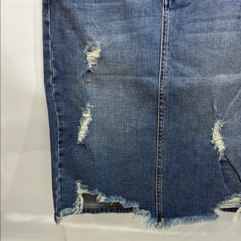BlankNYC Distressed Denim Skirt - Picture 2 of 13